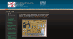 Desktop Screenshot of m-bindustries.com